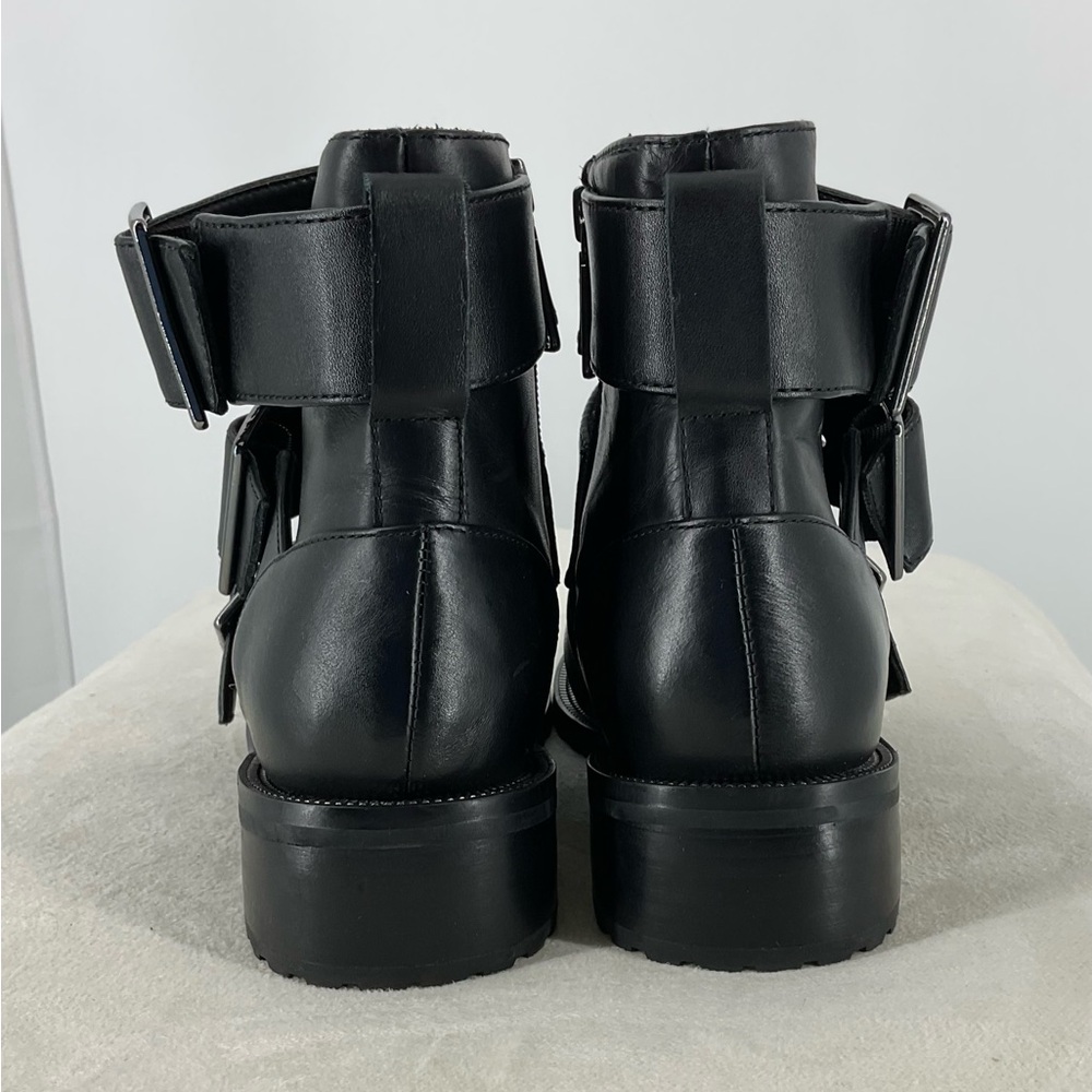 Blondo Vera Leather Waterproof Buckle Combat Boot SZ 6 NEW - Picture 3 of 5